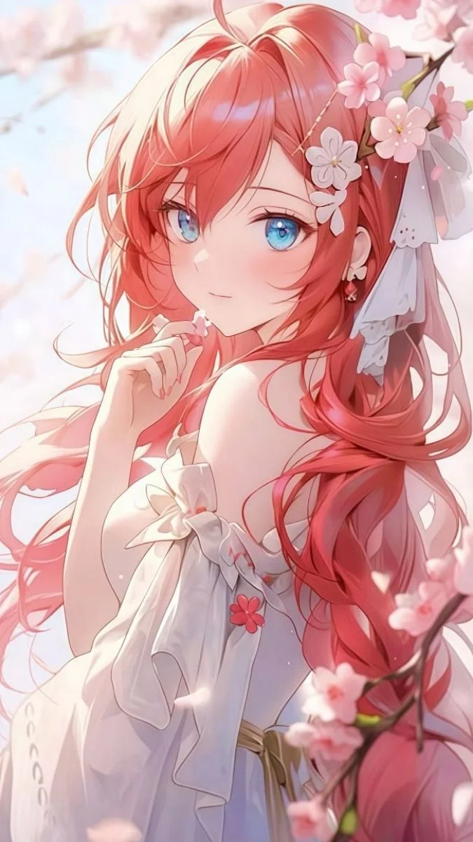 Ảnh anime nữ theo kiểu tóc và màu tóc - 5
