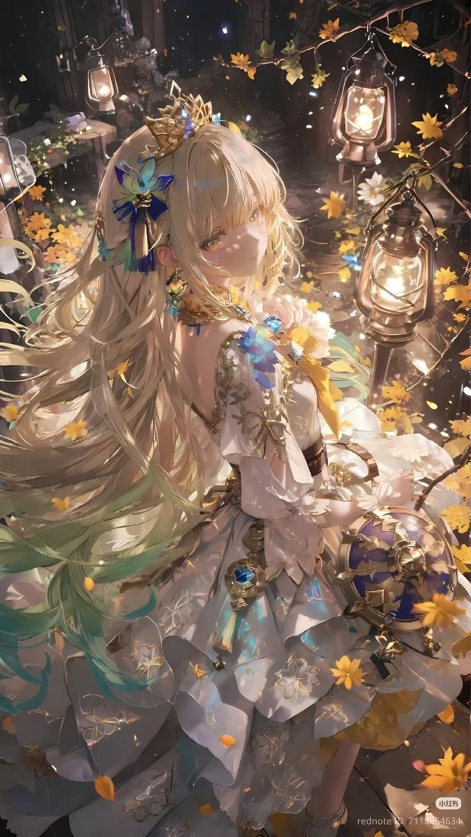 Ảnh nền anime nữ theo phong cách độc đáo - 6