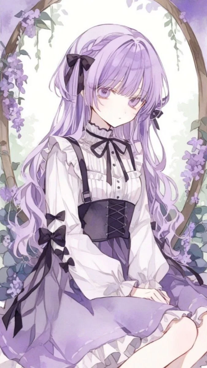 Ảnh anime nữ theo kiểu tóc và màu tóc - 6