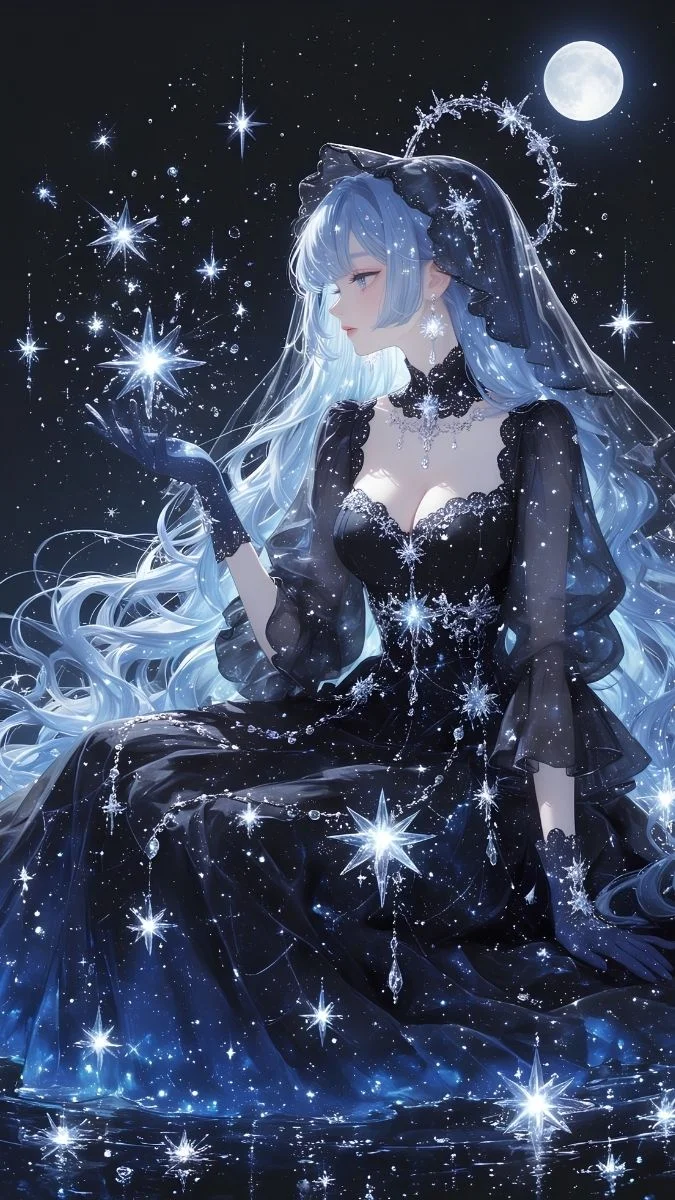 Ảnh nền anime nữ theo phong cách độc đáo - 5