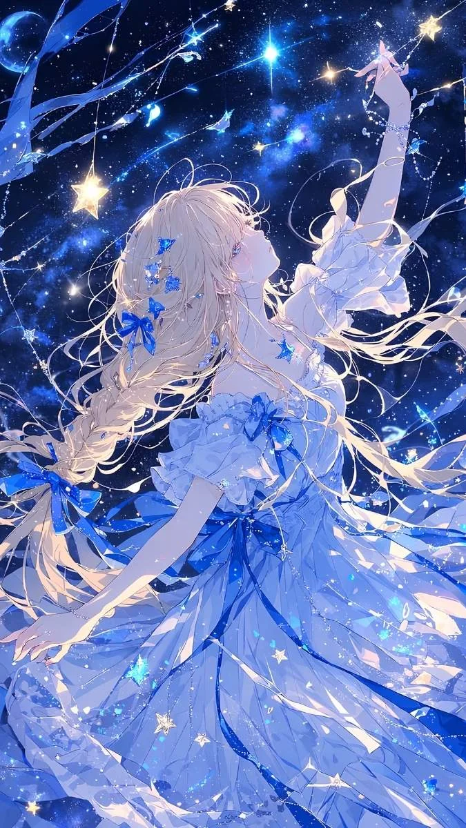 Ảnh nền anime nữ theo phong cách độc đáo - 1