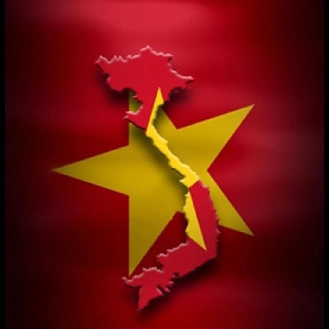 anh ban do Viet Nam va co do sao vang