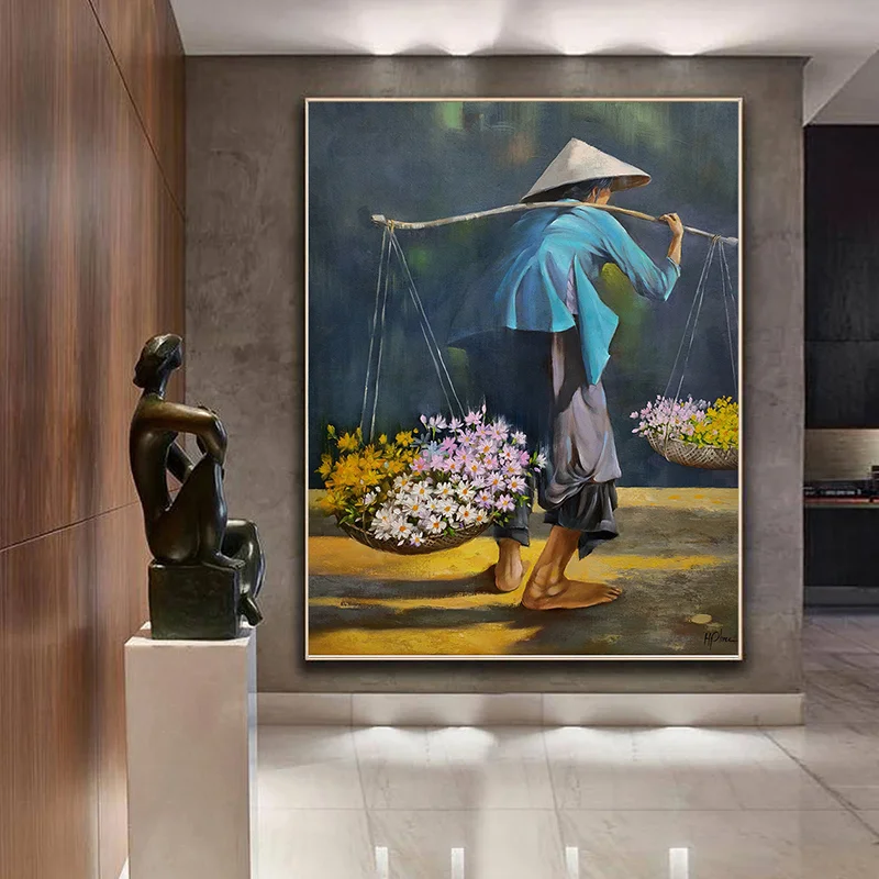 Tranh sơn dầu đẹp nghệ thuật trong từng nét vẽ - Tường Xinh Việt Nam