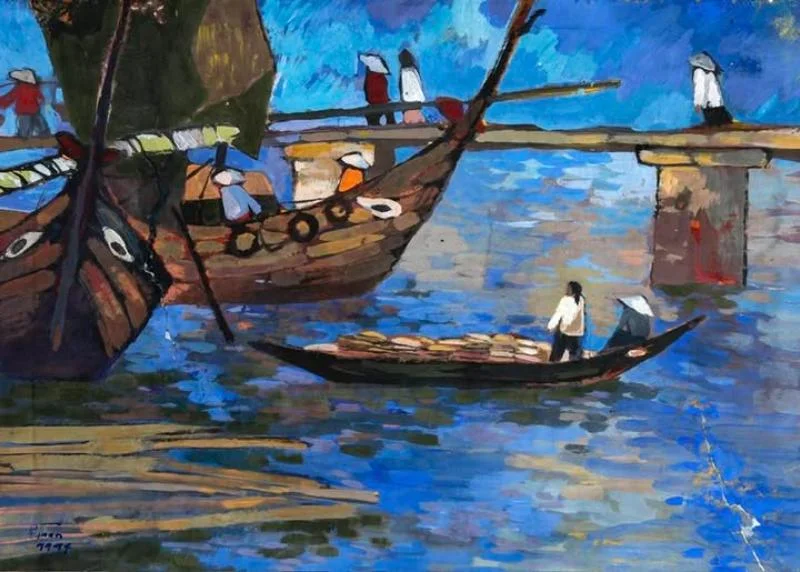 Tranh sơn dầu có kỹ thuật độc đáo và vẻ đẹp bền bỉ theo thời gian
