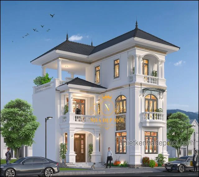 22+ mẫu nhà chữ L 3 tầng hiện đại đẹp phong thủy 2025 - 2026