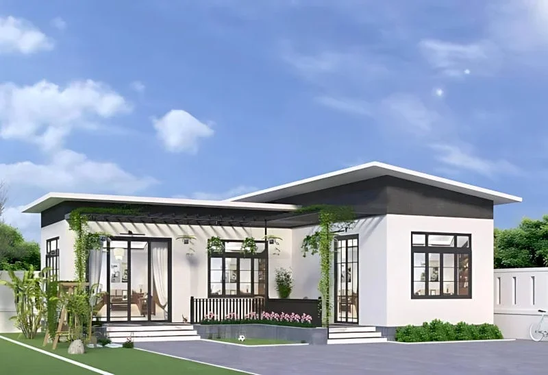 30+ mẫu nhà cấp 4 chữ L đẹp, hiện đại (Update 2026)