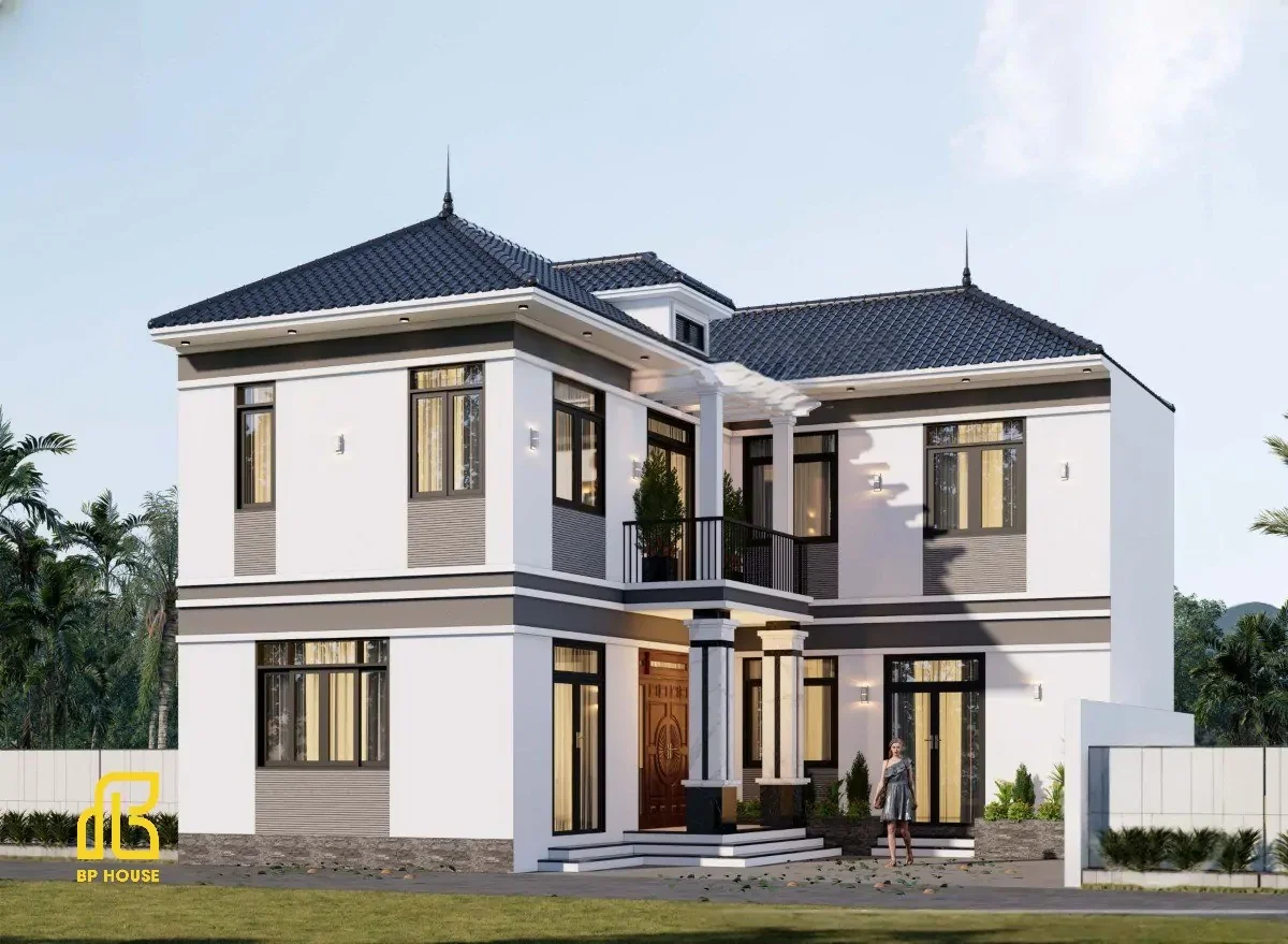 Mẫu thiết kế nhà chữ L linh hoạt công năng