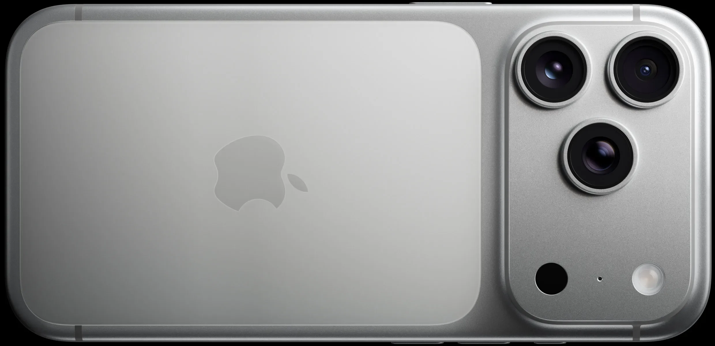 Hình ảnh iPhone 17 Pro Max trắng titan đẳng cấp
