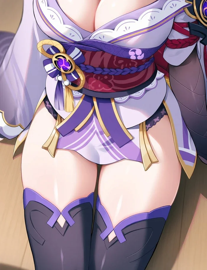 Ảnh Raiden Shogun hentai không mặc đồ