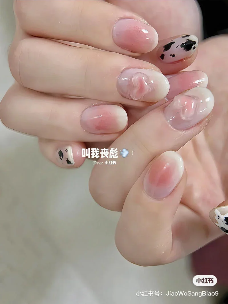 Mẫu nail nhẹ nhàng đi làm (3)