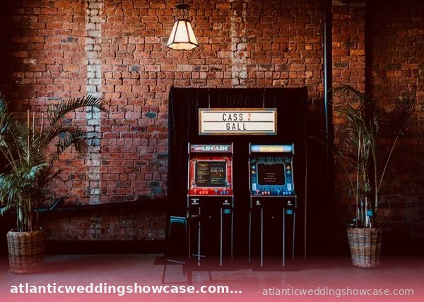 Bộ sưu tập máy chơi game arcade phong cách cổ điển tại atlanticweddingshowcase.com cho tiệc cưới