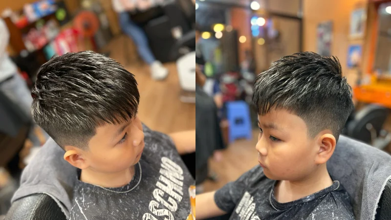 Khám phá 10 kiểu tóc đẹp nhất cho bé trai từ 1 đến 10 tuổi, mang lại nhiều lựa chọn phong cách đa dạng.