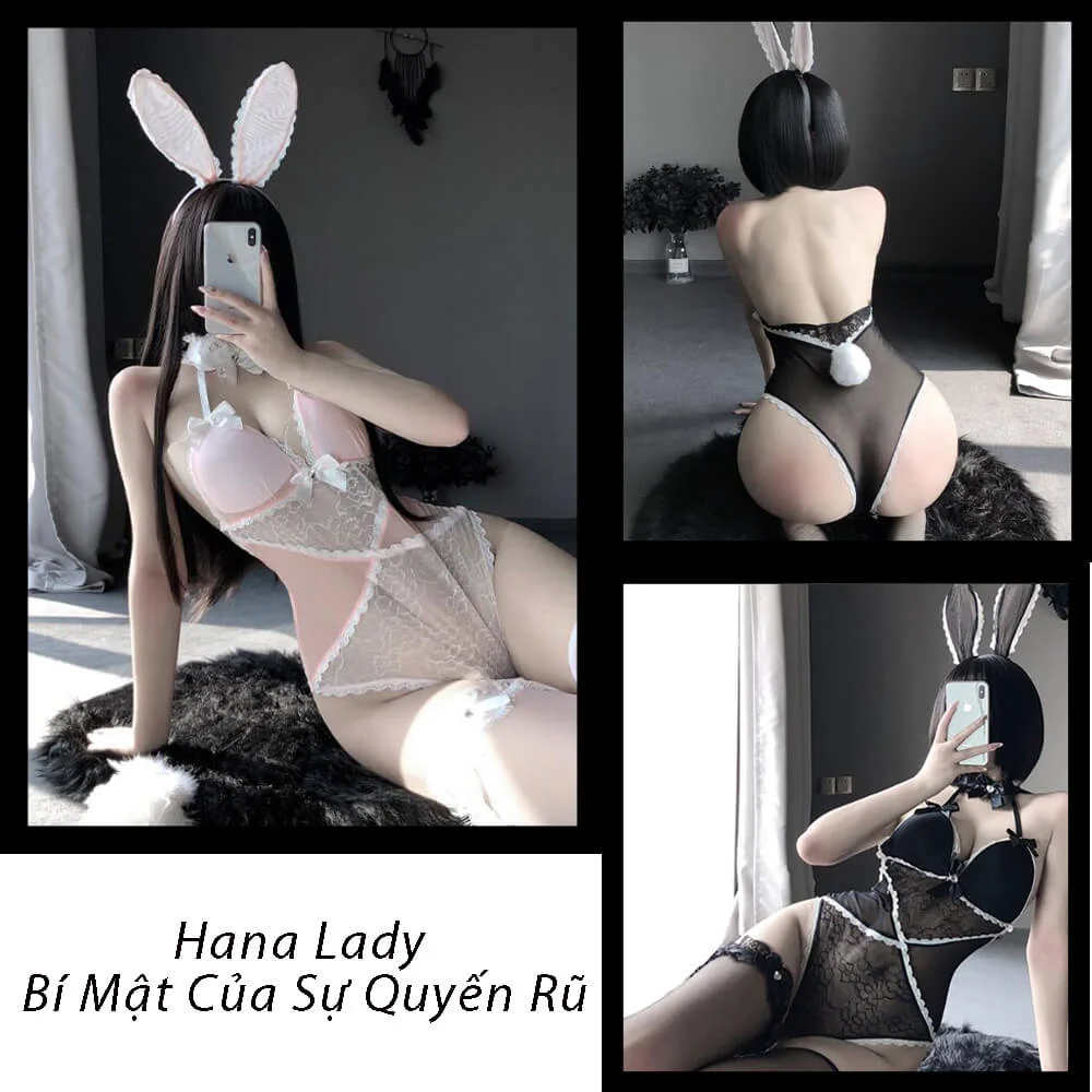 Cô gái diện bộ đồ sex cosplay thỏ gợi cảm và quyến rũ