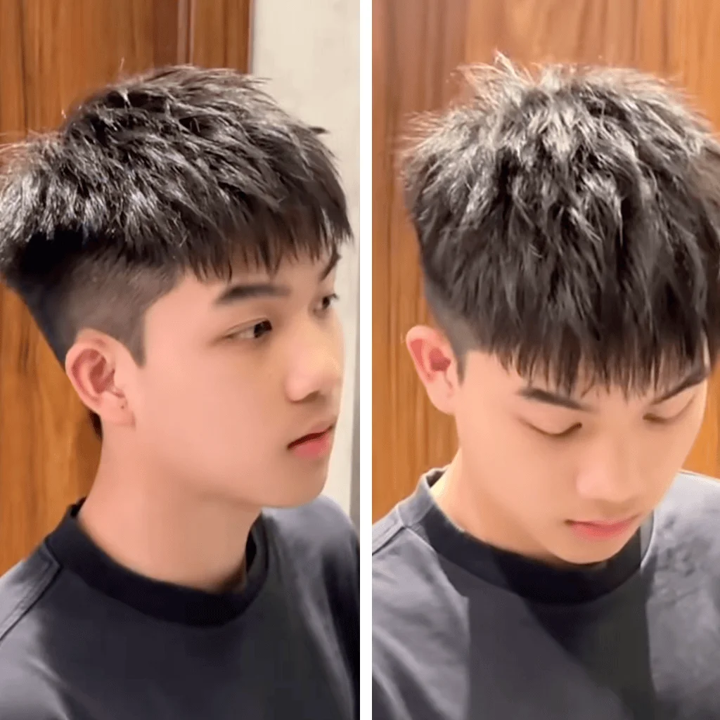 Mẫu cắt tóc nam đẹp phong cách layer trẻ trung hiện đại