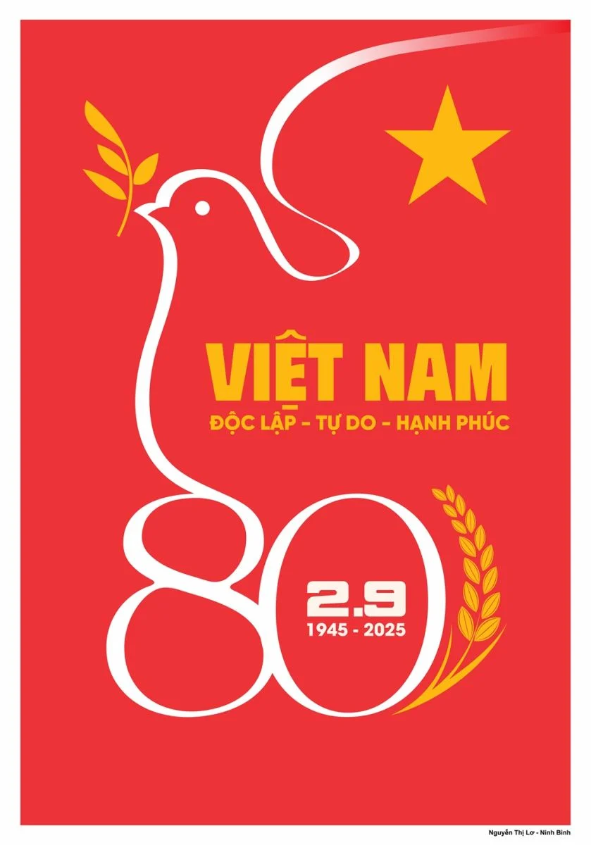 16 mẫu tranh cổ động phục vụ công tác tuyên truyền kỷ niệm 80 năm Cách mạng tháng Tám thành công và Quốc khánh nước Cộng hoà xã hội chủ nghĩa Việt Nam