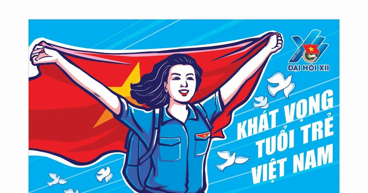 9 bức tranh cổ động xuất sắc về Đại hội Đoàn toàn quốc lần thứ XII