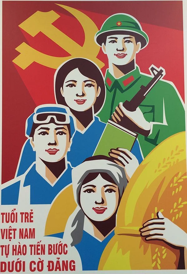 Tranh cổ động giàu sức sống do sinh viên sáng tạo năm 2015