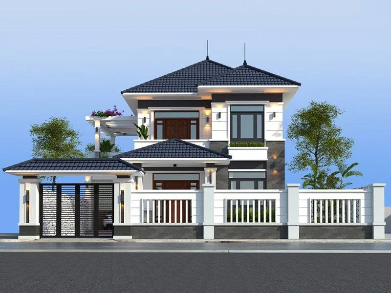20+ mẫu nhà mái Nhật cấp 4 đẹp hiện đại HOT nhất 2025