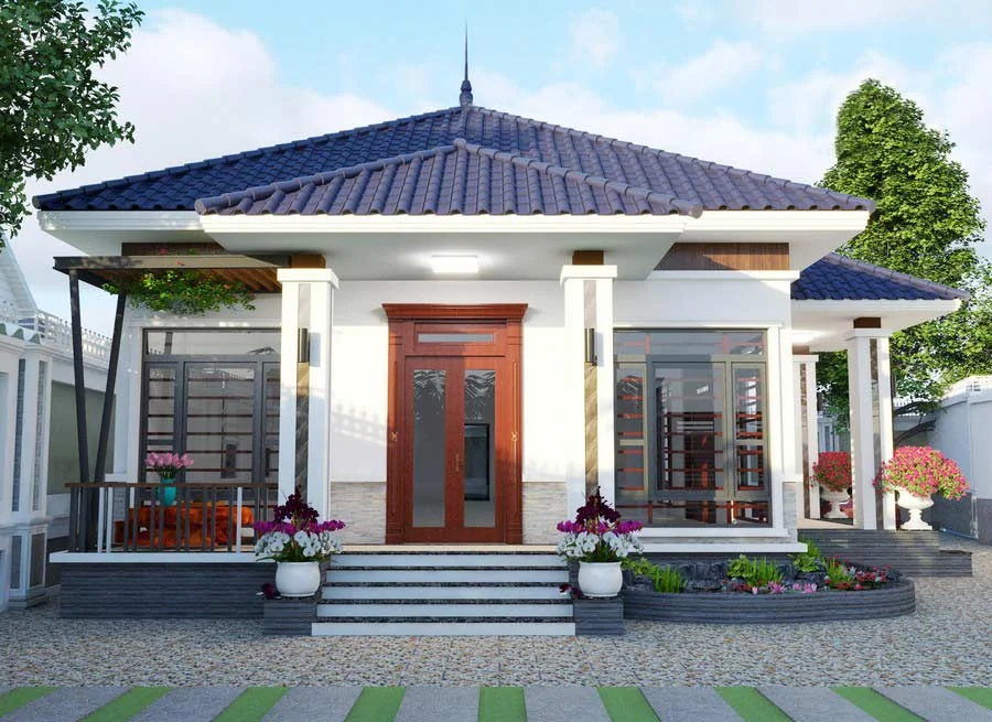 Mẫu nhà cấp 4 mái Nhật 4 phòng ngủ (4)