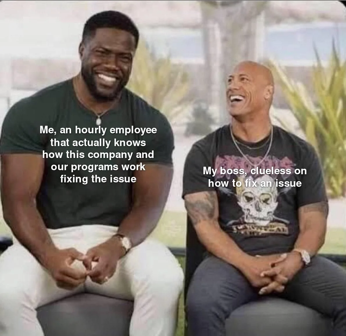 the rock meme