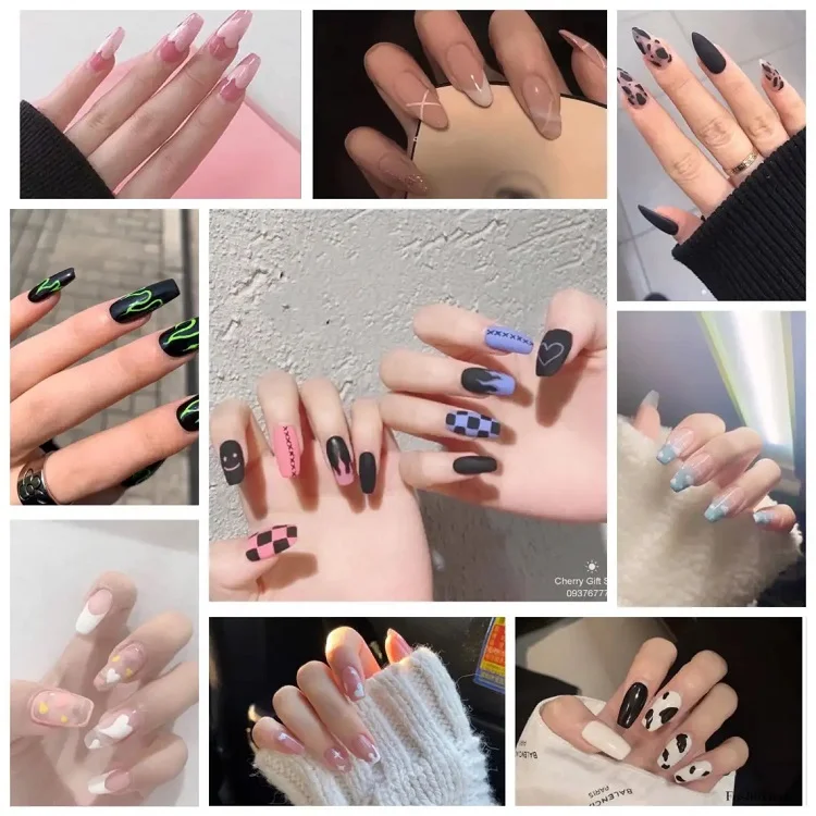 Các mẫu móng tay đẹp, thời thượng với nhiều họa tiết độc đáo