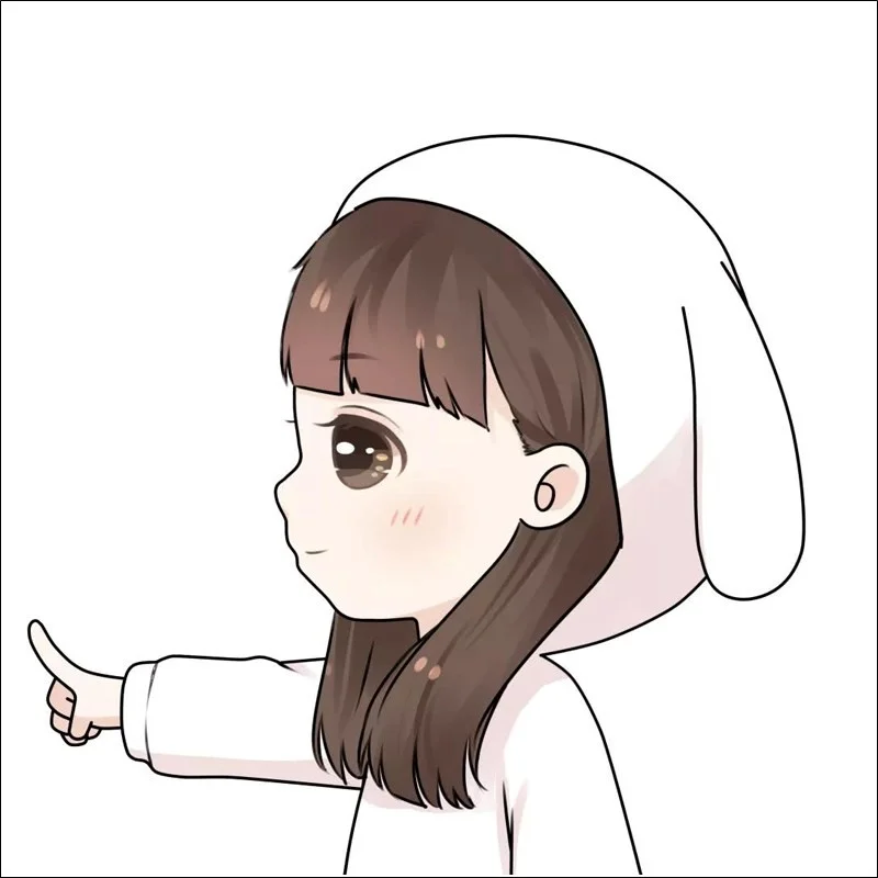 avatar nhân vật chibi đội mũ hình thú dễ thương