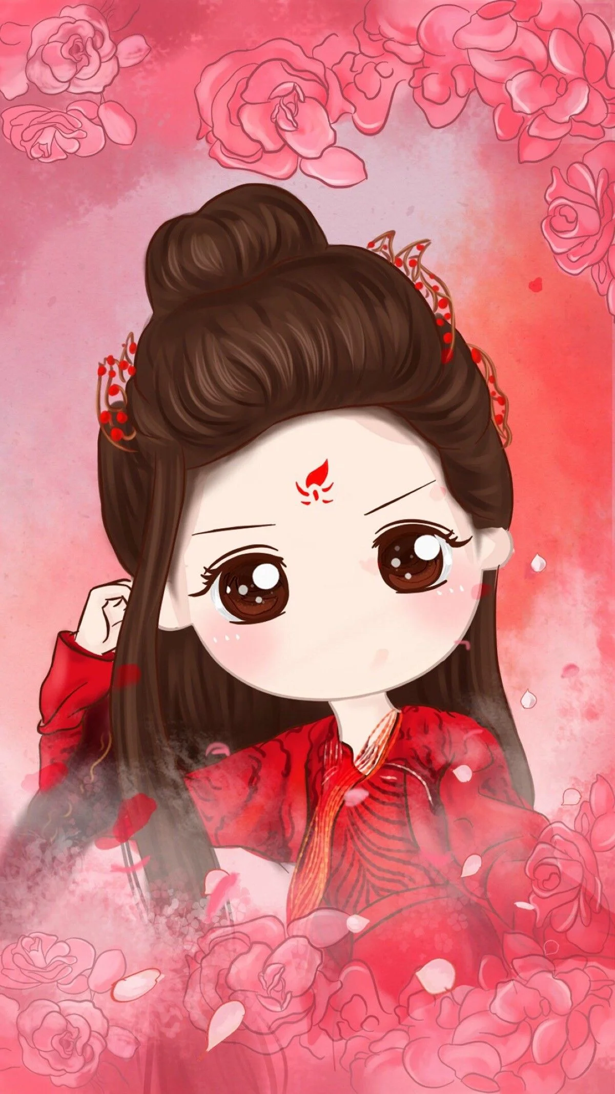 avatar chibi cổ trang xinh xắn làm avatar