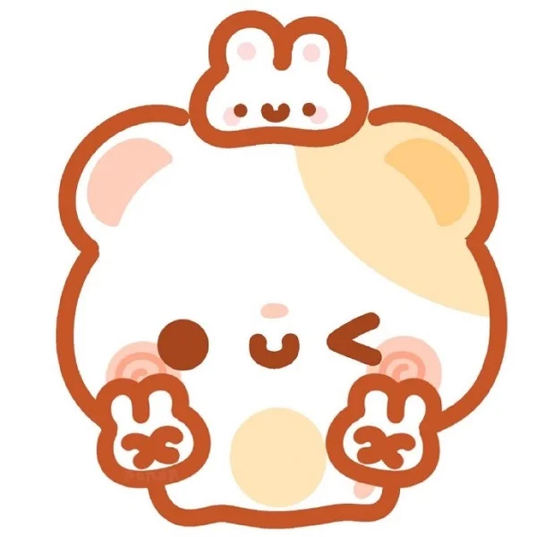 hình vẽ gấu chibi dễ thương làm avatar