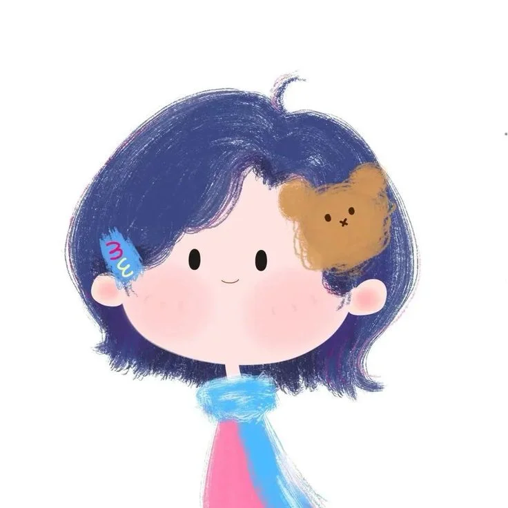 Ảnh đại diện cô bé vẽ kiểu chibi dễ thương
