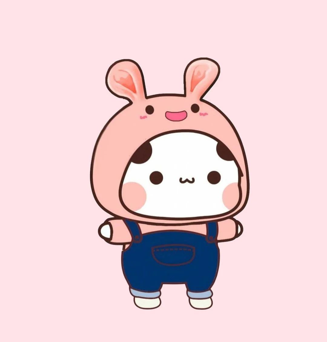 avatar dễ thương hình nhân vật hoạt hình mặc đồ thỏ